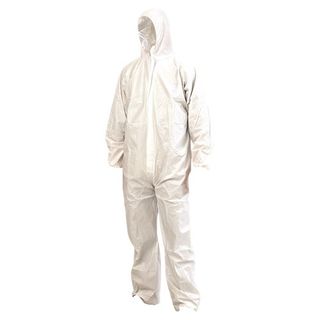 BARRIERTECH DISPOSABLE SMS COVERALLS - WHITE
