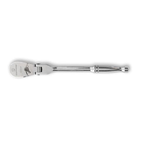 GEARWRENCH 1/4" DRIVE 120XP FULL POLISH FLEX HEAD TEARDROP RATCHET - 152MM