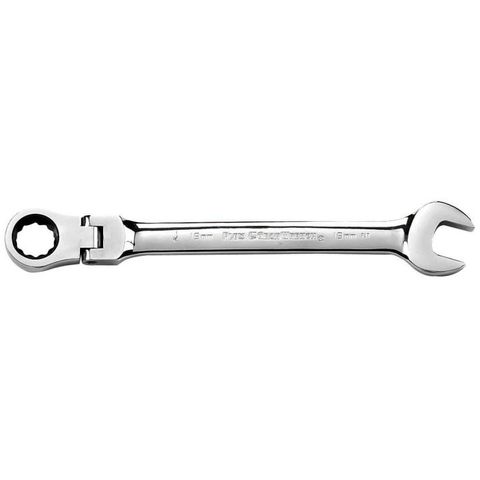 GEARWRENCH 8MM 72 TOOTH 12 POINT FLEX HEAD RATCHETING COMBINATION WRENCH -140MM