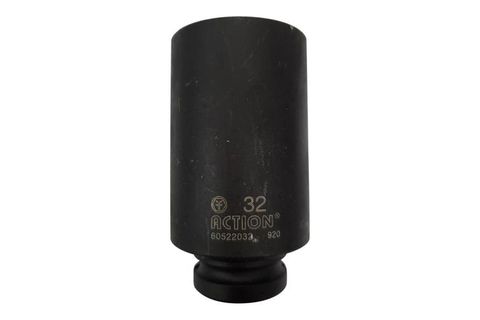 ACTION 1/2" DRIVE DEEP IMPACT SOCKET - 32MM