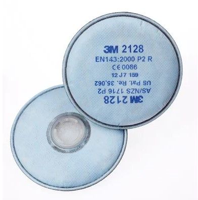 2128 3M™ PARTICULATE FILTER, GP2, WITH NUISANCE LEVEL ORGANIC VAPOUR/ACID GAS RELIEF – PAIR