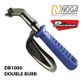 NOGA DOUBLE BURR SHEET METAL DEBUR HANDLE WITH GUARD