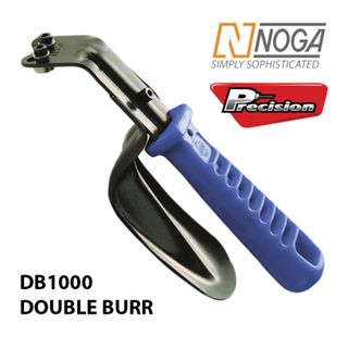 NOGA DOUBLE BURR SHEET METAL DEBUR HANDLE WITH GUARD