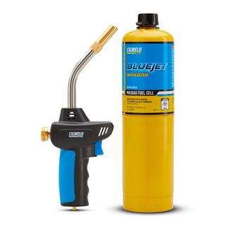 CIGWELD BLUEJET JET408 CYCLONE FLAME, HEAVY DUTY - TORCH & MAXGAS COMBO