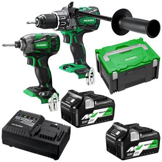 HIKOKI 36V MULTIVOLT BRUSHLESS 2PCE 2 X 5.0AH/2.5AH COMBO KIT