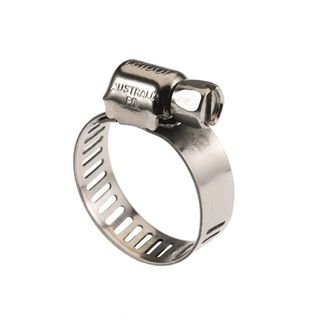 HOSE CLAMP 6-16MM PERFORATED BAND ALL STAINLESS - MICRO