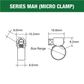 HOSE CLAMP 11-22MM PERFORATED BAND ALL STAINLESS - MICRO