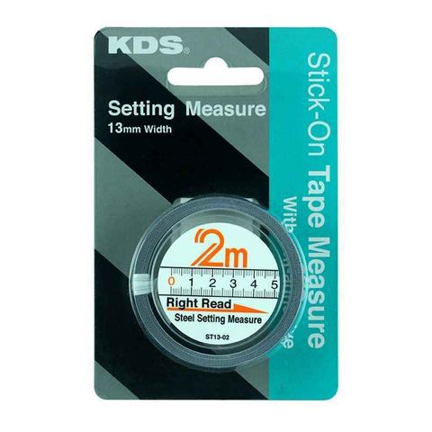 KDS LEFT TO RIGHT ADHESIVE BENCH TAPE - METRIC - 2MTR