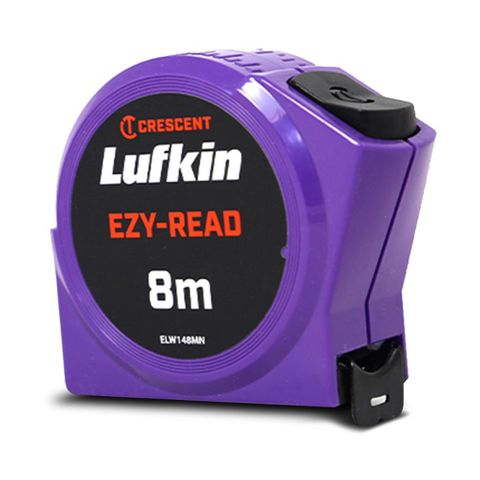 CRESCENT LUFKIN EZY-READ TAPE MEASURE - METRIC - 8M X 25M