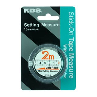 KDS RIGHT TO LEFT ADHESIVE BENCH TAPE - METRIC - 2MTR