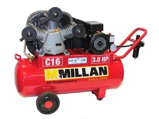 MCMILLAN 3.0HP C/W FILTER REG 60LTR TANK AIR COMPRESSOR