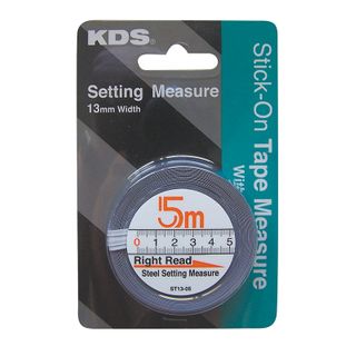 KDS LEFT TO RIGHT ADHESIVE BENCH TAPE - METRIC - 5MTR