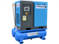 PEERLESS 10HP VARIABLE SPEED SCREW COMPRESSOR - TWIN TANK