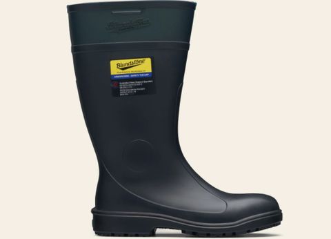 BLUNDSTONE UNISEX STEEL CAP SAFETY GUMBOOT #007 - GREEN