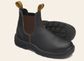 BLUNDSTONE UNISEX ELASTIC SIDED STEEL CAP SAFETY BOOTS #172 - STOUT BROWN