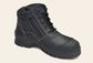 BLUNDSTONE UNISEX LACE WITH ZIP UP SIDE SAFETY BOOTS #319 - BLACK