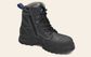 BLUNDSTONE UNISEX PREMIUM LACE WITH ZIP UP SIDE SAFETY BOOTS #997 - BLACK