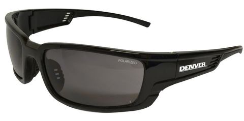 DENVER POLARISED SAFETY GLASSES - BLACK FRAME