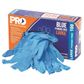 DISPOSABLE NITRILE POWDER FREE GLOVES - BLUE