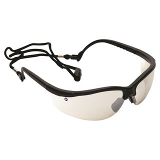 FUSION SAFETY GLASSES - CLEAR LENS WITH BONUS SPEC CORD
