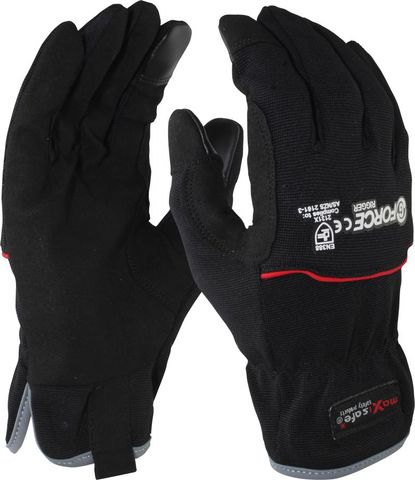 MAXISAFE G-FORCE SYNTHETIC RIGGERS GLOVES - BLACK