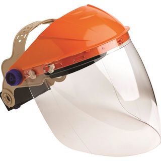 STRIKER BROWGUARD WITH CLEAR LENS VISOR