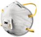 8812 3M™ CUPPED PARTICULATE RESPIRATOR, P1, VALVED – SINGLE