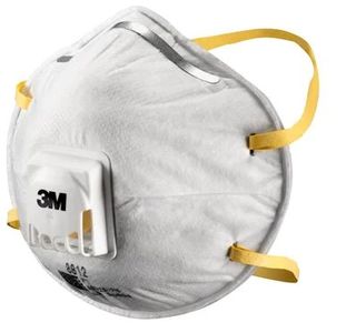 8812 3M™ CUPPED PARTICULATE RESPIRATOR, P1, VALVED – SINGLE