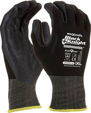 BLACK KNIGHT GRIPMASTER COATED GLOVES