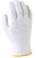 BLEACHED KNITTED POLY COTTON GLOVES