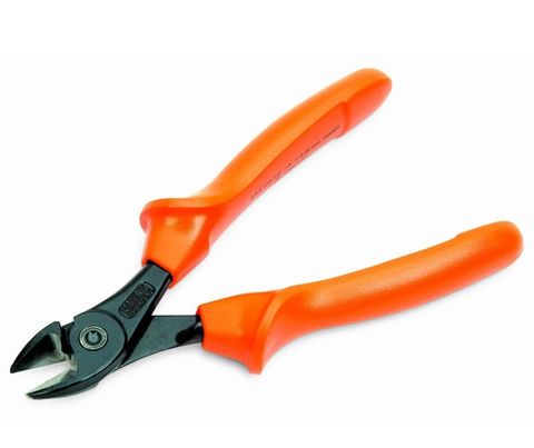 BAHCO ERGO SIDE CUTTING PLIERS, INSULATED TO 1000V, MAX CUTTING CAP 2.25MM - 200MM