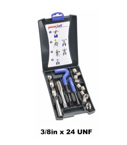 POWERCOIL 3/8" X 24 UNF THREAD REPAIR KIT