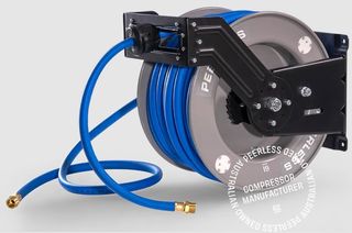 PEERLESS HEAVY DUTY AIR HOSE REEL DUAL ARM