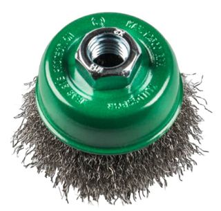 KLINGSPOR WIRE BRUSHES, CUP-SHAPED BRUSH, CRIMPED WIRE, BT 600 W, 65MM