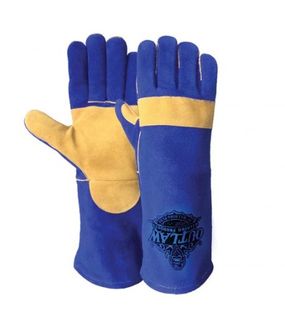 OUTLAW WELDING GLOVE BLUE KEVLAR LARGE