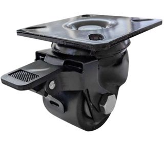 RICHMOND 50MM LOW PROFILE SWIVEL WTH BRAKE PLATE CASTOR (S2006B)