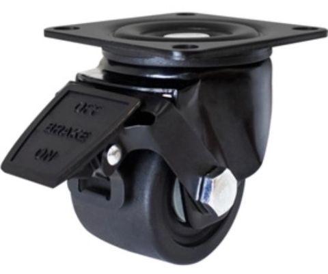 RICHMOND 75MM LOW PROFILE SWIVEL WITH BRAKE PLATE CASTOR (S3006B)