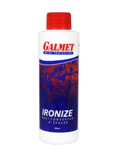 GALMET IRONIZE RUST CONVERTER & SEALER - WHITE 250ML