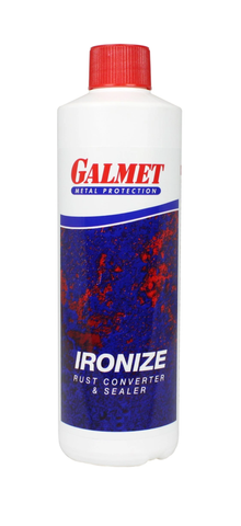 GALMET IRONIZE RUST CONVERTER & SEALER - WHITE 250ML