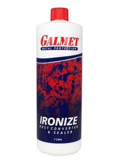 GALMET IRONIZE RUST CONVERTER & SEALER - WHITE 1LTR