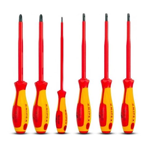 KNIPEX 1000V SCREWDRIVER SET - 6 PCE