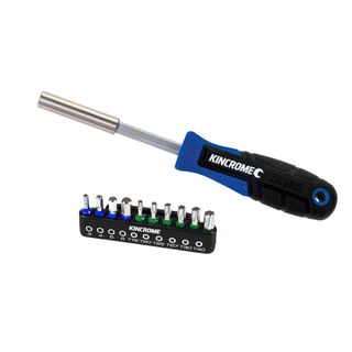 KINCROME TORQUEMASTER HEX & TORX BIT & DRIVER SET - 11PCE