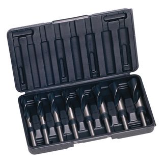 SUTTONS 12.5MM HSS BLUE REDUCED SHANK DRILL SET (14-25MM) - 8PCE