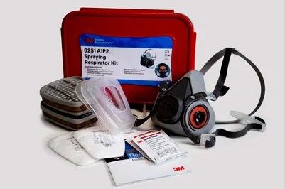 6251 3M&trade; SPRAYING RESPIRATOR KIT, A1P2 - LARGE