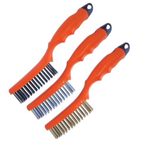 SP TOOLS 254MM WIRE BRUSH SET - 3PCE