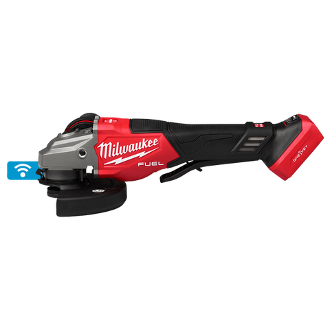 MILWAUKEE 18V LI-ION FUEL 125MM (5") ANGLE GRINDER WITH RAPID STOP & DEAD MAN PADDLE SWITCH - TOOL ONLY