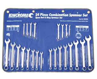 KINCROME 24PCE COMBINATION SPANNER SET METRIC & IMPERIAL