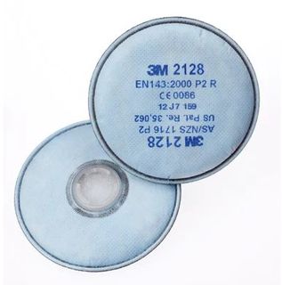 2128 3M™ PARTICULATE FILTER, GP2, WITH NUISANCE LEVEL ORGANIC VAPOUR/ACID GAS RELIEF – PAIR