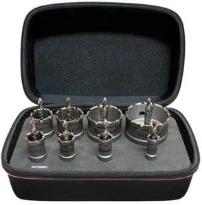 STARRETT 8PCE HEAVY DUTY TUNGSTEN CARBIDE TIP HOLESAW SET