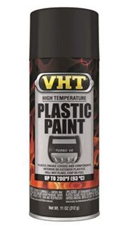 VHT HIGH TEMPERATURE PLASTIC PAINT – MATTE BLACK 315G
